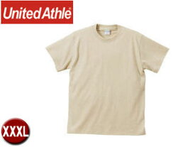 United Athle/ユナイテッドアスレ 500101CXX 5.6オンスTシャツ アダルトサイズ 【XXXL】 (ライトベージュ)