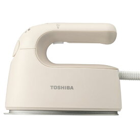 TOSHIBA 東芝 TAS-V7-N(ライトベージュ)　コード付き衣類スチーマー La・Coo-S