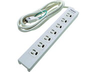TRUSCO トラスコ中山 電源タップ 3P抜け止め7個口 3M アース/マグネット付 TOT3N-703