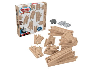 Mattel マテル HDX06 きかんしゃトーマス 木製トーマス 直線&曲線 拡張レールセット