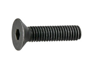 TRUSCO トラスコ中山 六角穴付皿ボルト 黒染め 全ねじ M6×10 10本入 少量パック Y808-0610