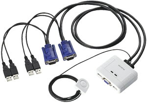 ELECOM �G���R�� USB�Ή� �P�[�u����̌^�ؑ֊� KVM-KUSN