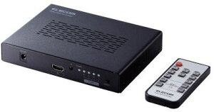 ELECOM エレコム ビデオウォールコントローラー/HDMI(出力)4ポート/メタル/ブラック VSP-VWCHD14BK 単品購入のみ可(同一商品であれば複数購入可) クレジットカード決済 代金引換決済のみ