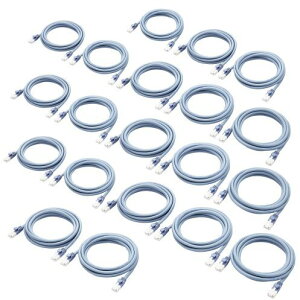 ELECOM エレコム 納期5月中旬 LANケーブル/CAT6対応/爪折れ防止/簡易パッケージ/2m/ブルー/20個セット LD-GPT/BU2/RS2