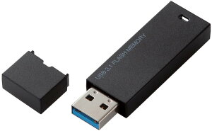 ELECOM �G���R�� USB�������[/USB3.1(Gen1)�Ή�/�Z�L�����e�B�@�\�Ή�/32GB/�u���b�N/�@�l��p MF-MSU3B32GBK/H