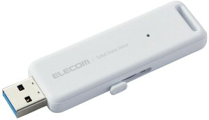 ELECOM エレコム 外付けSSD/ポータブル/USB3.2(Gen2)対応/スライド式/250GB/ホワイト ESD-EMB0250GWH