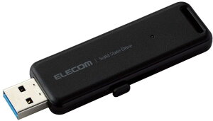ELECOM エレコム 外付けSSD/ポータブル/USB3.2(Gen2)対応/スライド式/500GB/ブラック ESD-EMB0500GBK