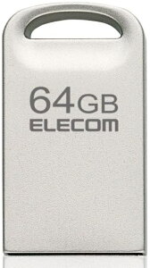 ELECOM GR USB/USB3.2(Gen1)Ή/^/64GB/Vo[ MF-SU3A064GSV