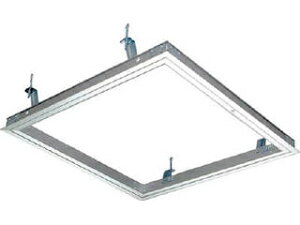 DAIKEN ダイケン 天井点検口シーリングハッチ 額縁タイプ シルバー 454×454 CDL45J