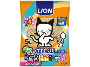 LION PET ライオン商事 ニオイをとるおから砂 5L