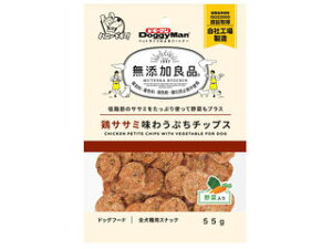 DoggyMan ドギーマンハヤシ 無添加良品 鶏ササミ味わうぷちチップス 野菜入り 55g