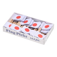 YAMACO ヤマコー フラッグピック　日の丸国旗（144本入） r1000spg