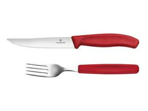 VICTORINOX �r�N�g���m�b�N�X �X�C�X�N���V�b�N�@�O�����i�C�t�E�t�H�[�N�Z�b�g�@���b�h�@12cm�@JP-2.1RD