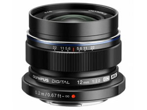 OLYMPUS �I�����p�X M.ZUIKO DIGITAL ED 12mm F2.0�i�u���b�N�j�@24mm�����i35mm�����Z�j �yZCK�z