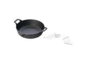 南部鉄器 天ぷら鍋 平底 27cm 25102