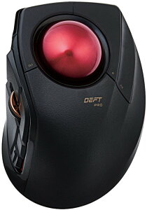 ELECOM �G���R�� �g���b�N�{�[���}�E�X�gDEFT PRO�h �L���E�����EBluetooth 3��ڑ� 8�{�^�� �`���g�@�\ M-DPT1MRXBK