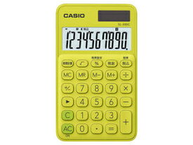 CASIO/カシオ計算機 カラフル電卓手帳 ライムグリーン SL-300C-YG