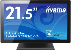 iiyama 飯山 フルHD対応 21.5型タッチパネル液晶ディスプレイ/D-sub、HDMI、DP/ブラック/スピーカー T2234MSC-B7X 単品購入のみ可（同一商品であれば複数購入可） クレジットカード決済 代金引換決済のみ