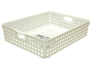 inomata �C�m�}�^���w ���� ���[ �X�g�b�N�o�X�P�b�g A4 �z���C�g 4570 26.4×35.3×8.1cm