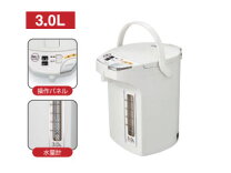楽天市場】ピーコック 電動給湯ポット wmj－30－w ホワイト 3．0lの通販 