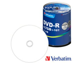 Verbatim/バーベイタム データ用DVD-R 4.7GB 1～16倍速 スピンドル 100枚 DHR47JP100V4