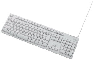 ELECOM GR uL[{[h/108L[/USB/1000񍂑ϋv TK-FCM064WH/RS