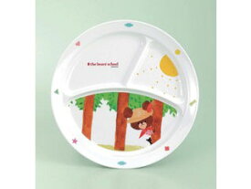 KANTOH 関東プラスチック工業 お子様食器　くまのがっこう　丸ランチ皿　CM－65J