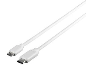 BUFFALO obt@[ USB2.0P[uiMicroB to Cj 2.0m zCg BSUMBC220WH