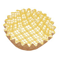 AZUMI アヅミ産業 ココ・ケース（500枚入）丸型　9号深　黄
