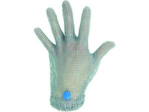 MIDORI ANZEN ミドリ安全 ステンレス製 耐切創クサリ手袋 5本指 WILCO-050 Lサイズ 1枚 WILCO-050-L