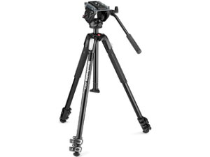 Manfrotto マンフロット MVK500190X3 MVH500AHビデオ雲台+MT190X3アルミ三脚