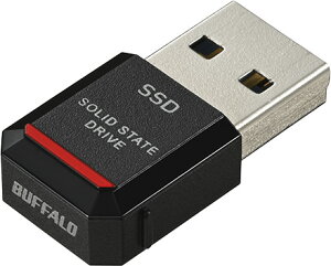 BUFFALO �o�b�t�@���[ 500GB ���R���p�N�g�T�C�Y USB 3.2(Gen 2) �|�[�^�u��SSD SSD-PST500U3BA/D �u���b�N