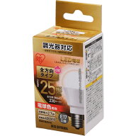 IRIS OHYAMA アイリスオーヤマ LDA3L-G-E17/W/D-2V1 E17口金 小形電球25形相当 全方向タイプ 密閉形器具…