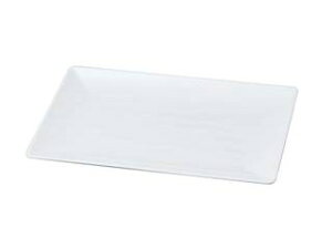 WAKAIZUMI 若泉漆器 ニューホワイト 長角筋入盛皿 45cm