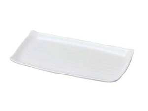WAKAIZUMI 若泉漆器 ニューホワイト 長角筋目皿 33cm