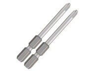 VESSEL ベッセル 片頭ビット ナメないビット 2本組 +2×65mm No.DZ162065