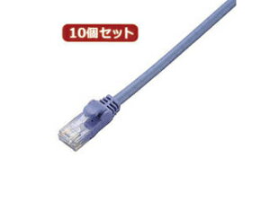 ELECOM �G���R�� �y10�Z�b�g�z �G���R���@Cat6����LAN�P�[�u�� LD-GPN/BU3X10