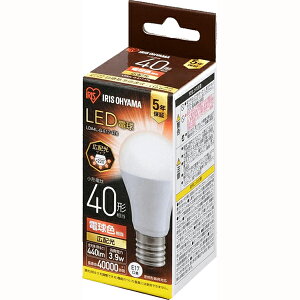 IRIS OHYAMA ACXI[} LEDd E17 Lz dF 40`(440lm) LDA4L-G-E17-4T6