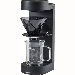 HARIO ハリオ EMC-02-B MUGEN Coffee Maker V60ドリップ式コーヒーメーカー 粕谷バリスタのオリジナルレシピのコーヒーをコーヒーメーカーで再現します。 シャワー式の抽出口でコーヒー抽出に理