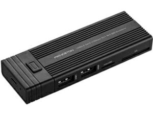 Princeton �v�����X�g�� USB3.2 Gen2�Ή�4in1 �J�[�h���[�_�[�@�\�t�� M.2 SSD�P�[�X�iUSB Type-A×2 /microSD/SD�j PRD-PSZEROU