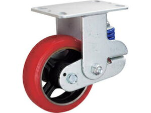 INOAC/イノアック車輪 バネ付き牽引車輪(ウレタン車輪タイプ 固定金具付 Φ150) KTU-150WK-BS