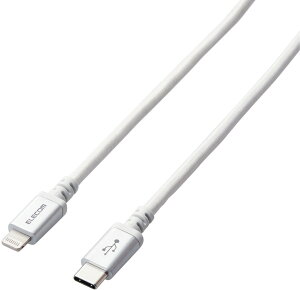 ELECOM GR USB-C to LightningP[u(ϋv) 2.0m MPA-CLS20WH zCg