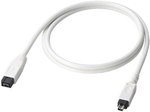 ELECOM �G���R�� FireWire�P�[�u���i9�s��-4�s���j 1.0m IE-941WH