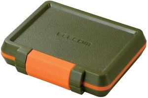 ELECOM GR SD/microSDJ[hP[X(ϏՌ) J[L CMC-SDCHD01GN