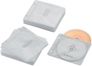 ELECOM �G���R�� �s�D�z�P�[�X/Blu-ray�Ή�/���ʎ��[2���t/60����/120�����[/�z���C�g CCD-NBWB120WH