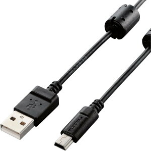 ELECOM GR fWJpUSBP[u/miniB/tFCgRA/0.5m DGW-MF05BK