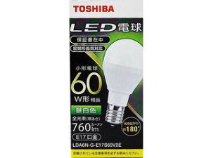 TOSHIBA  LEDd 5.9W Lz F5000K A` E17 60W` 760lm LDA6N-G-E17S60V2E