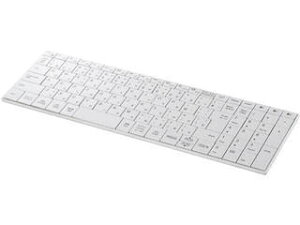 BUFFALO �o�b�t�@���[ Bluetooth5.0�Ή� �R���p�N�g�L�[�{�[�h �z���C�g BSKBB320WH