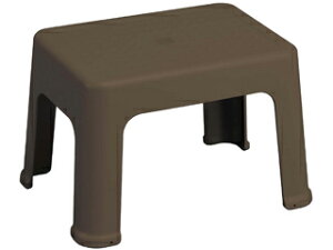 KOHARA 小原産業 プラステップ 一体型踏み台 耐荷重100kg ブラウン 高さ22cm ST-345