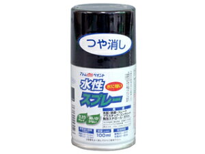 ATOM/アトムサポート 水性スプレー 100ml つや消し黒